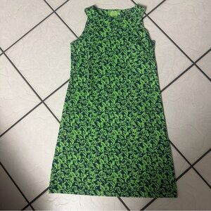 Katherine Way Sleeveless Shift Dress Easy-Pack Fun Size S 70s Inspo